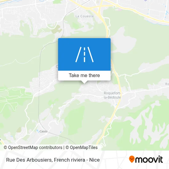 Rue Des Arbousiers map