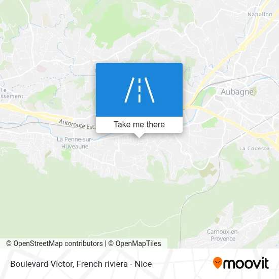 Boulevard Victor map