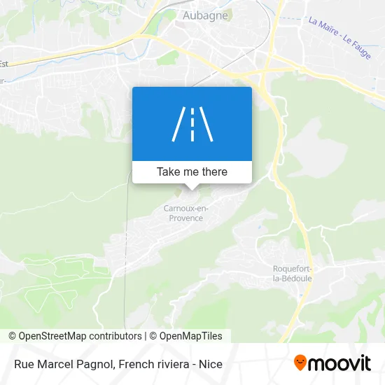 Mapa Rue Marcel Pagnol