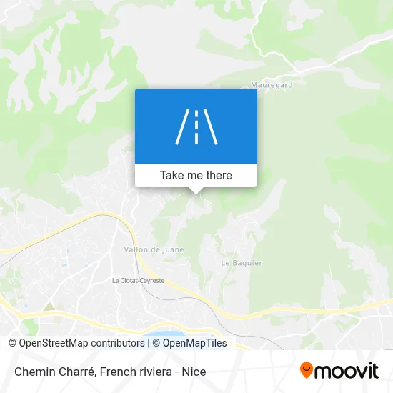Mapa Chemin Charré