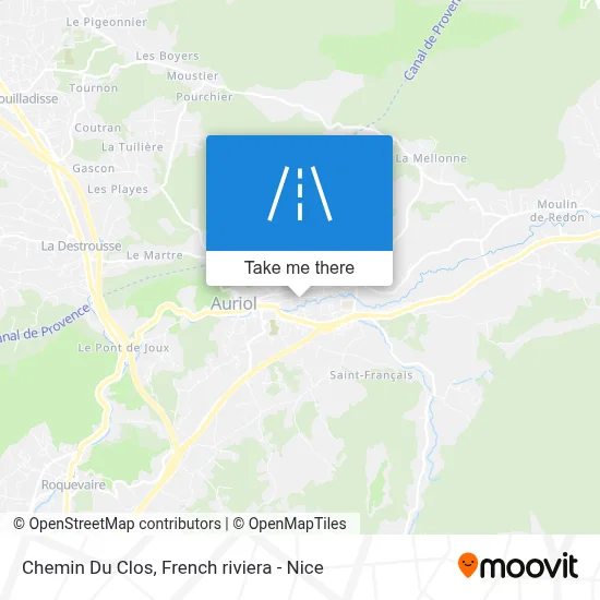 Chemin Du Clos map