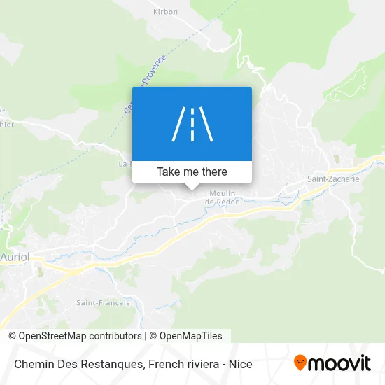 Chemin Des Restanques map