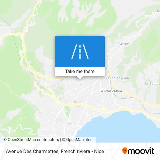 Avenue Des Charmettes map
