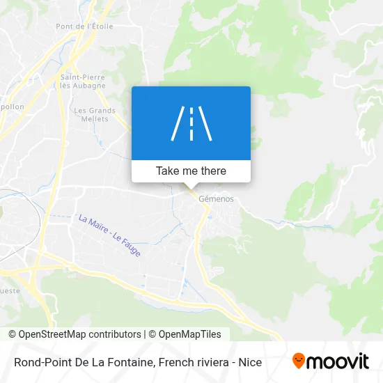 Rond-Point De La Fontaine map