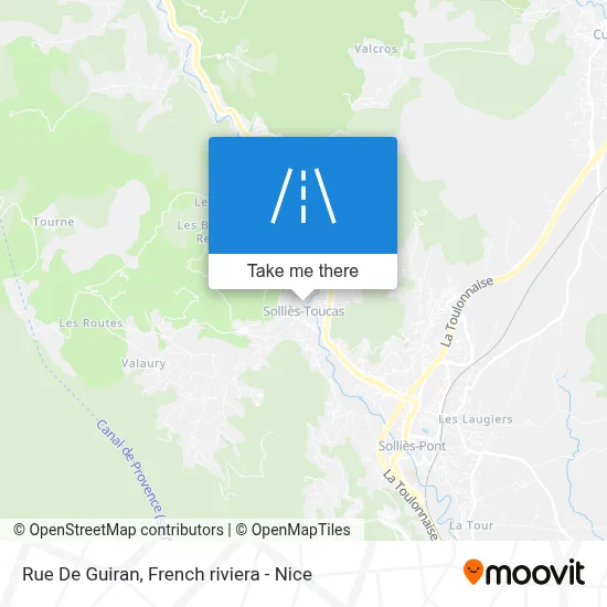 Rue De Guiran map