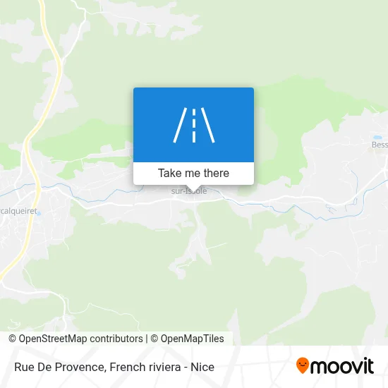 Rue De Provence map
