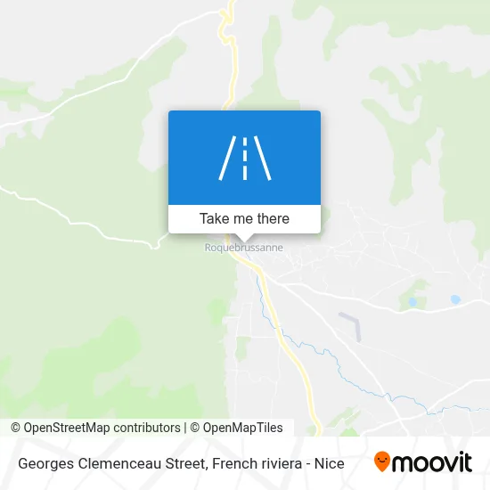 Rue Georges Clemenceau map