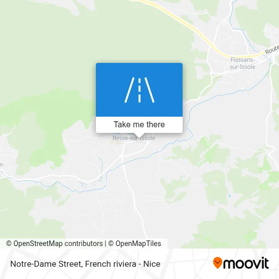 Mapa Rue Notre-Dame