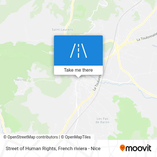 Rue Des Droits De L'Homme map