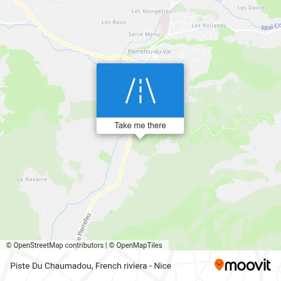 Piste Du Chaumadou map