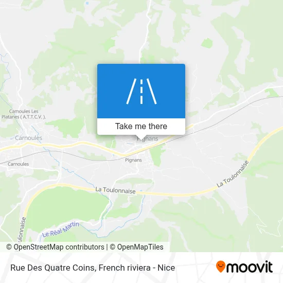 Rue Des Quatre Coins map