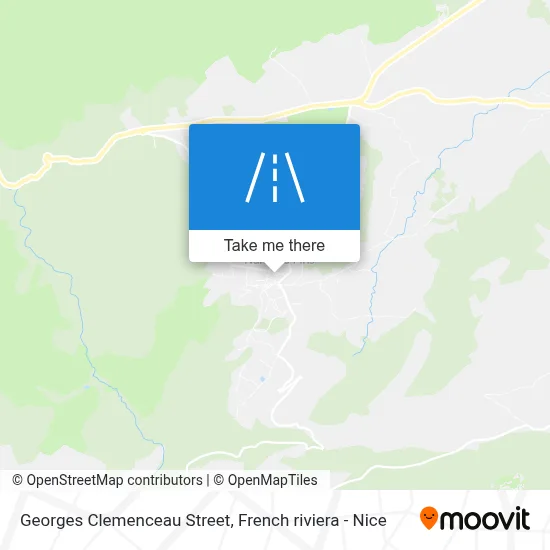 Rue Georges Clemenceau map