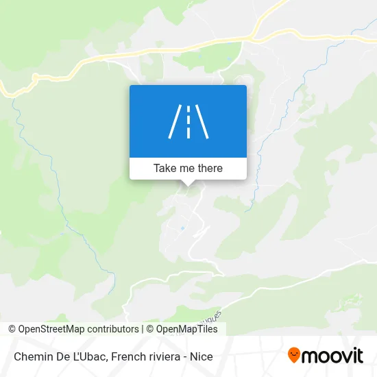 Chemin De L'Ubac map