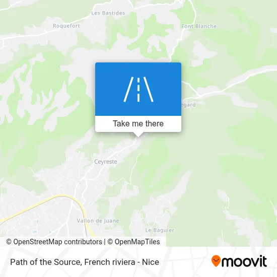 Chemin De La Source map