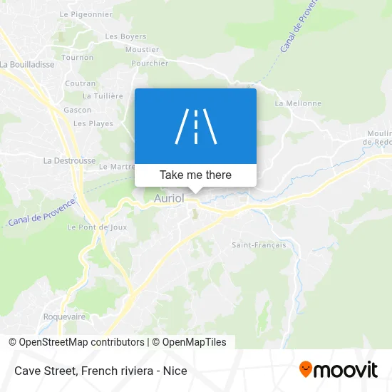 Rue De La Cave map