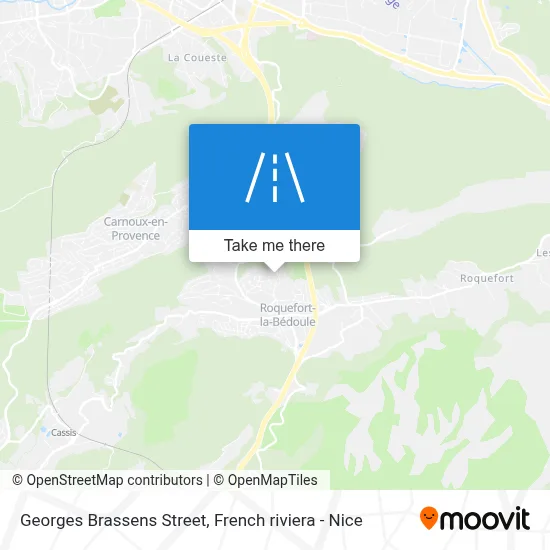 Rue Georges Brassens map