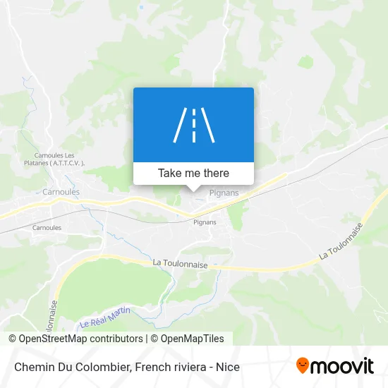 Chemin Du Colombier map