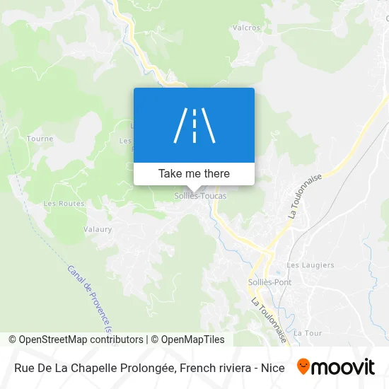 Rue De La Chapelle Prolongée map