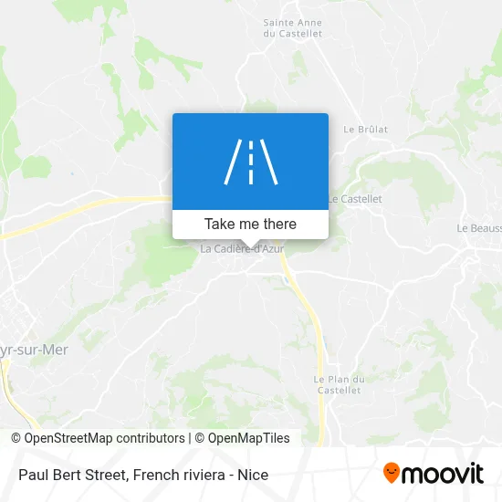 Mapa Rue Paul Bert