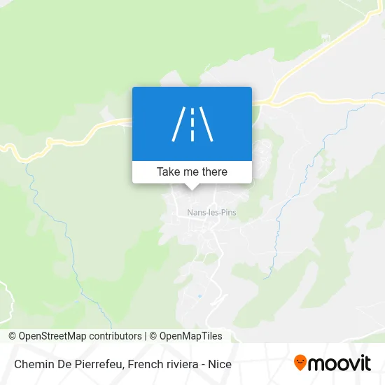 Chemin De Pierrefeu map