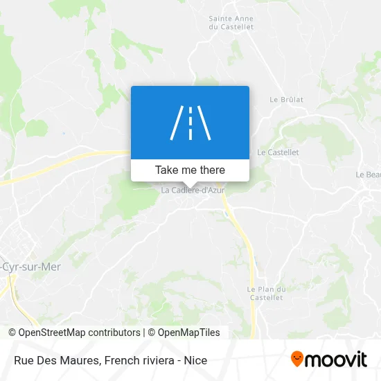 Rue Des Maures map