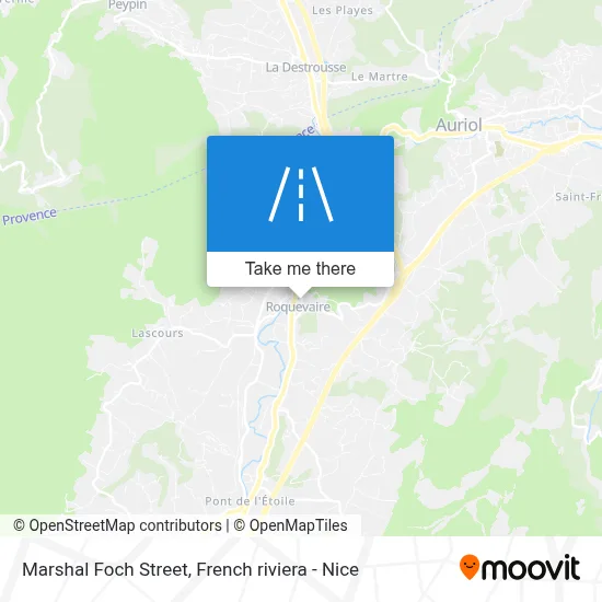 Rue Maréchal Foch map