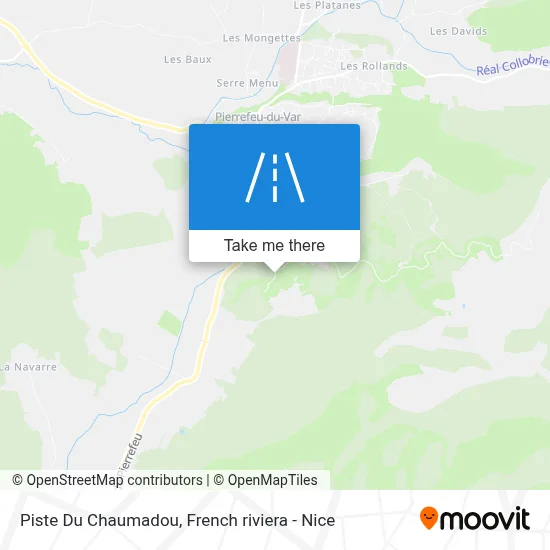 Piste Du Chaumadou map