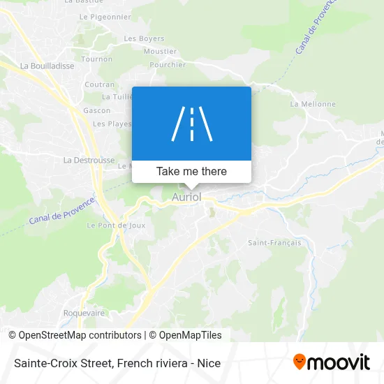 Mapa Rue Sainte-Croix