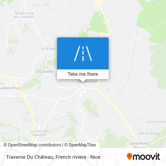 Traverse Du Château map