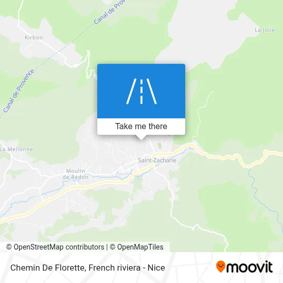 Chemin De Florette map