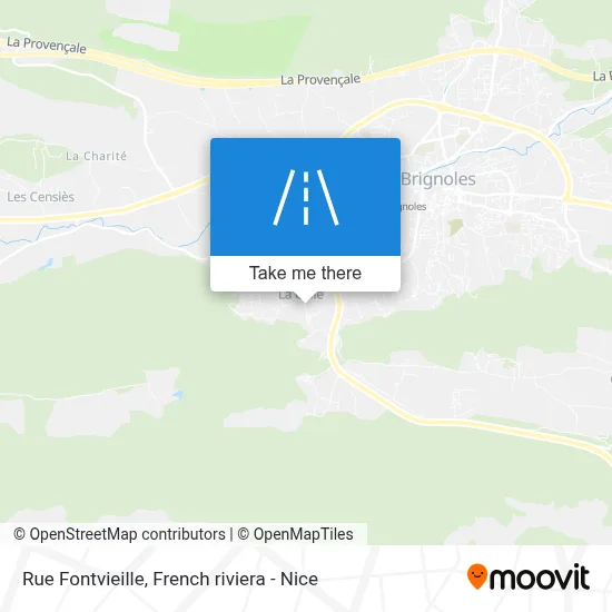 Rue Fontvieille map