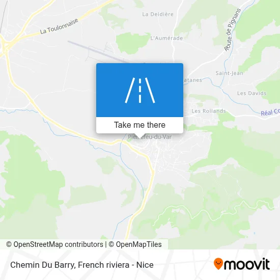 Chemin Du Barry map