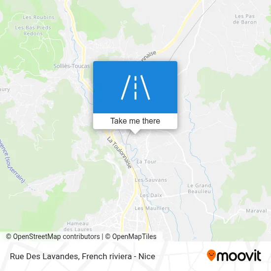 Rue Des Lavandes map