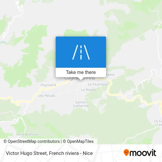 Mapa Rue Victor Hugo
