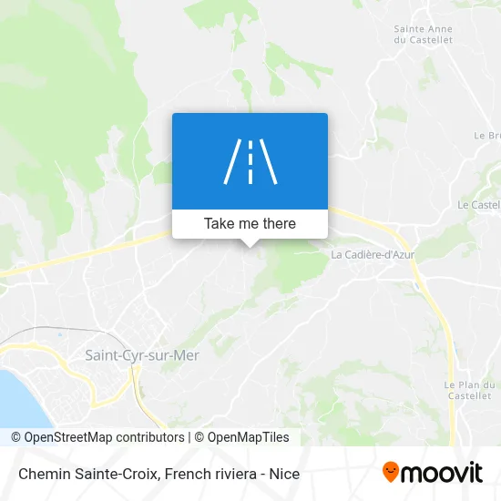 Chemin Sainte-Croix map