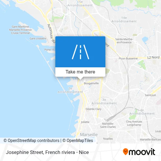 Rue Joséphine map