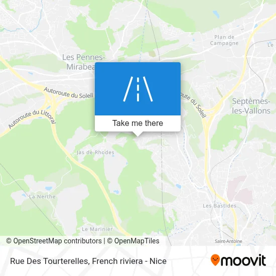 Rue Des Tourterelles map