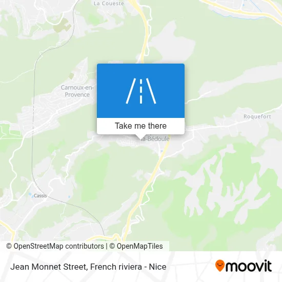 Mapa Rue Jean Monnet