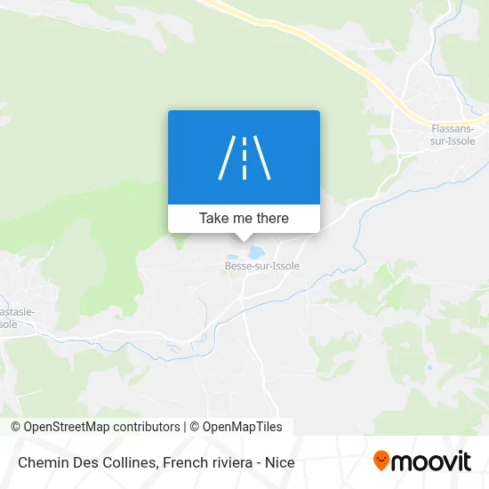 Chemin Des Collines map