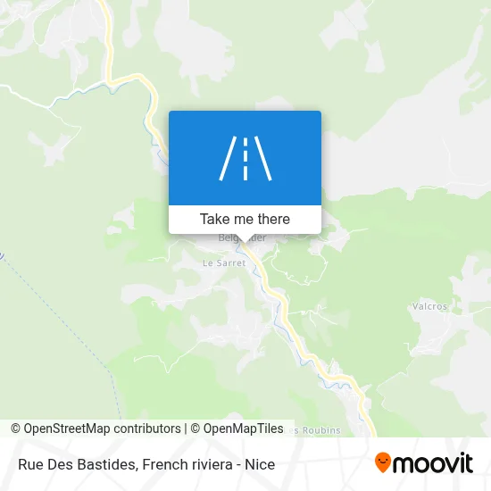 Rue Des Bastides map