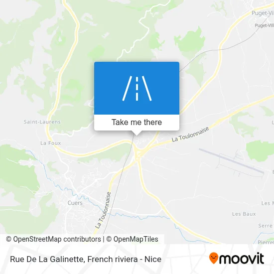 Rue De La Galinette map