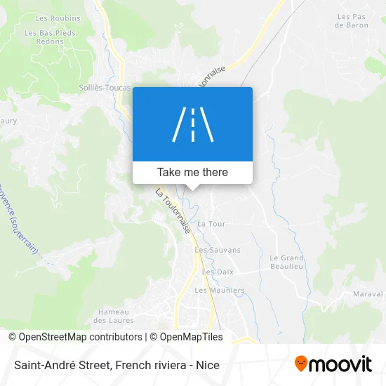 Rue Saint-André map