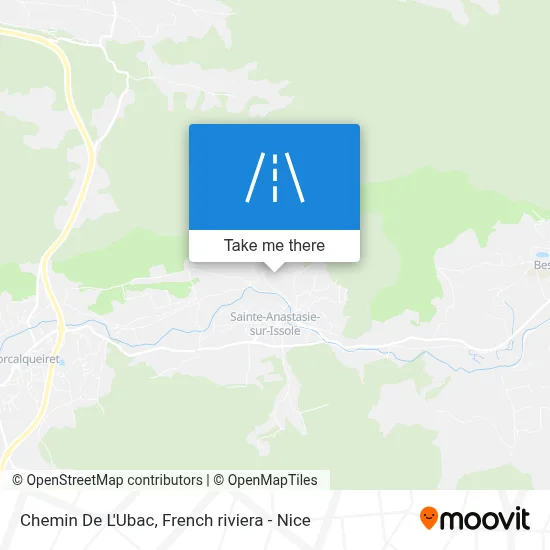 Chemin De L'Ubac map
