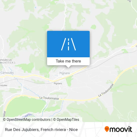 Rue Des Jujubiers map