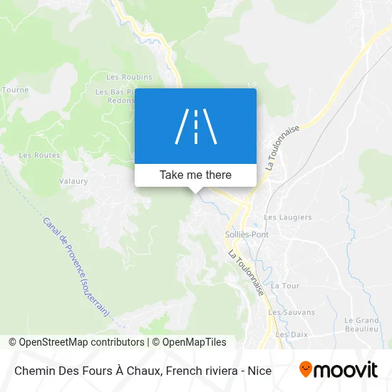 Chemin Des Fours À Chaux map