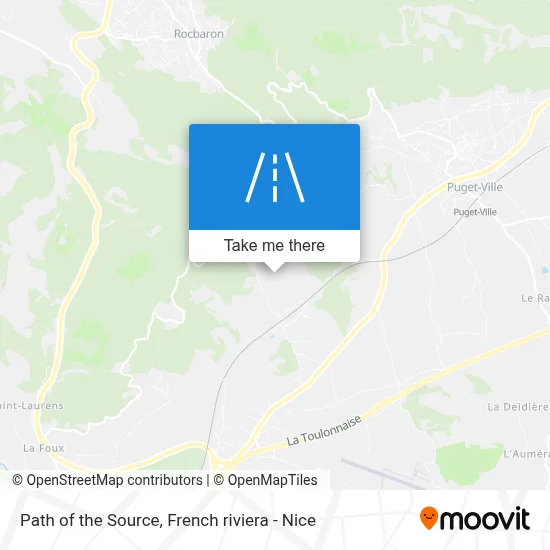 Chemin De La Source map