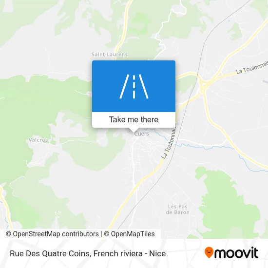 Rue Des Quatre Coins map