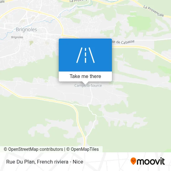 Mapa Rue Du Plan