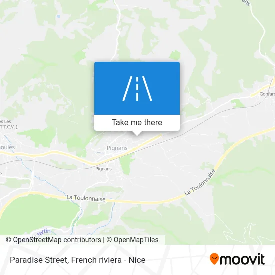 Mapa Rue Paradis