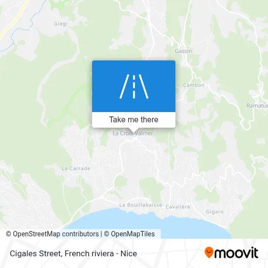 Rue Des Cigales map
